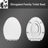 1M (1 Family Toilet Seat, Patented Slow Close & Quick Releasing Technology, Anti-Wiggling, Easy to Install and Clean