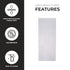 2 4.25 11 Pack 24 Risch Double-Sided All Clear Vinyl Menu Cover | Two-Sided View Plastic Menu Holder | Slip