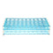 YOKIVE Tube Rack Holder, Polypropylene for 0.5ml, 1.5ml, 1.8ml Lab Test Tubes, 40-Sockets, Blue