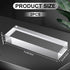 Yousoontic 2 Pcs Clear Acrylic Blocks 2.5 x 8 x 1.125 Inch, Blank Name Plate Cube Display Stand for Wedding Props