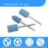 100 Pcs Rotary Grinding Stones - 1/8 Inch Shank Abrasive Mounted Sharpening Bits for Dremel