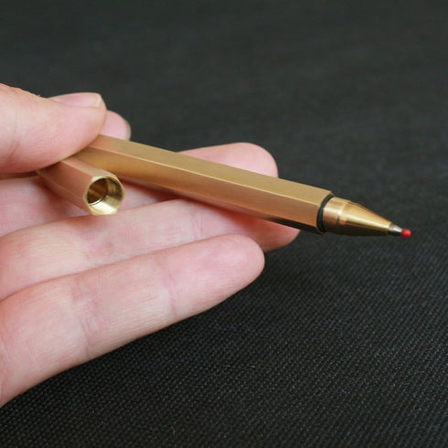 Six-Edge Solid Brass Signature Pen