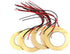 10PCS 15MM/20MM Piezo Elements Sounder Sensor Trigger Drum Disc, 6.5KHZ + Wire Copper (20MM)