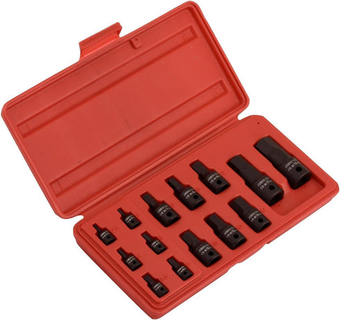 01141B Set, Set, 2.5 mm 19 mm, 1/4-Inch, 3/8-Inch, 1/2-Inch 14-Piece Set NEIKO Allen-Bit Socket Metric Socket