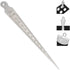 Taper Gage 1-15mm 1/32-5/8 Inch Stainless Steel Taper Welding Gauge, Inch & Metric Feeler Gap Measure Tool