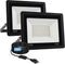 50W Flood Lights Outdoor,8000LM Bright LED Work Light,IP66 Waterproof Security Outside Lights