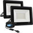 50W Flood Lights Outdoor,8000LM Bright LED Work Light,IP66 Waterproof Security Outside Lights