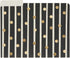 Paper Junkie Geometric File Folders with 1/3 Cut Tabs, Gold Office Supplies (11.5 x 9.5 in, 12 Pack)