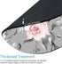 Round Mousepad - Spring Flowers and Leaves, Gray and Pink Roses Floral Mouse Mat for Office