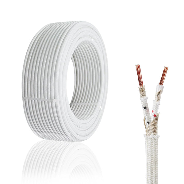 KToyeang 14 Gauge 2 Conductor High Temperature Wire 16.4Ft, -76-932 14 AWG Mica