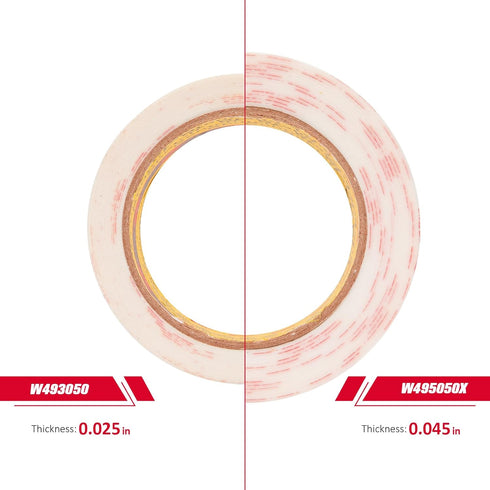 3M Double Sided Mounting Tape VHB 2''x15.4Ft, 0.025in Thick White Heavy Duty Waterproof Foam Tape