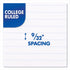 Mead Spiral Notebooks, 6 Pack, 1 Subject, College Ruled, 70 Sheets per Notebook, 7-1/2" x 10-1/2", Color Will Vary
