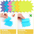 Crtiin Sticky Notes, 1200 Sheets Neon Starburst Shape, Cute Fun Self Adhesive Notes for Classroom Office