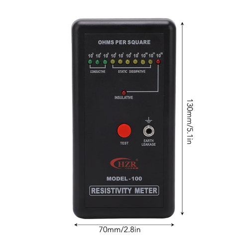 Digital Surface Resistance Tester for Precise Static Electricity Measurement and Surface Resistivity