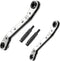 Hvac Service Wrench Set, Hand Refrigeration Tools, 3/8 To 1/4, 5/16 X 1/4 Inch with Hexagon Bit Adapter Kit