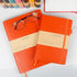 Lined Journal Notebook, Orange, 320 Pages, B5 Medium 7.48 x 10.24 inches, 100 gsm Thick Paper, Hardcover