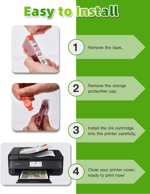 NEXTPAGE CLI 42 Ink Cartridges Replacement for Canon CLI-42, Compatible with Pro-100 Printer, 8 Colors, 2 Set, 16 PCS