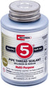 Rectorseal No. 5 Pipe Thread Sealant, Yellow, 4-Ounce, 25631