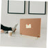 STOBOK 1 Set Cork Board Display Stand, Photo Desktop Display Items with Cork Framed Bulletin Board Bracket