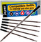 Jaymo Replacement for Cross 8513 Ballpoint Pen Refill - 6 Black, Measures 4.563 in / 116 mm Long