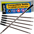Jaymo Replacement for Cross 8513 Ballpoint Pen Refill - 6 Black, Measures 4.563 in / 116 mm Long