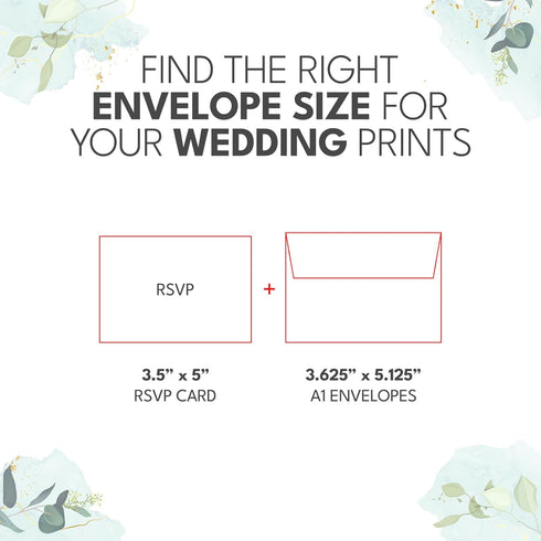 70 lb. A4-4.25 6.25, 100 GotPrint Custom Wedding Envelopes for Invitations, Save the Dates, RSVP, Thank You Cards