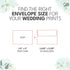 70 lb. A1 3.625 5.125, 100 GotPrint Custom Wedding Envelopes for Invitations, Save the Dates, RSVP, Thank You Cards