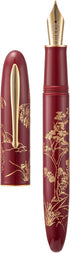 HONG DIAN N23 Red Rabbit Fountain Pen, Long Blade Medium Nib Gold