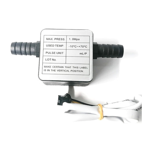 3/8" Oil Flow Sensor High Density Liquid Food-Grade Switch Hall Effect Flowmeter Fluid Meter Gear Counter Connect Hosepipe 5-600L/H for Fuel Gasoline Diesel Milk Detergent Water