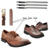 12pcs Kit Round Punch Hollow Punch Steel Chisel - Leather Puncher Cutting Tool for Belts & Canvas