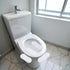 Cauaoa 8Pcs Set, Transparent Toilet Seat Bumper Silicone Strong Adhesive Toilet Seats Lid Bumpers, Toilet Seat Buffers