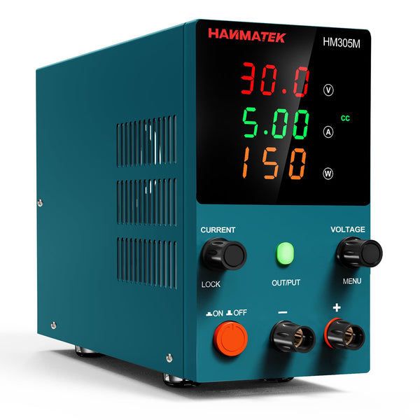HANMATEK Mini Variable Switching Digital Bench Power Supply HM305M (0-30 V 0-5 A)