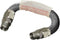 GUHD-TT14-12B Gas Line Hose, 3/8'' O.D. x 12'' Length, 1/2 in. MIP Fitting, Stainless Steel
