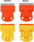 2 Pack Razor Blade Scraper Tool with 10 Plastic and 10 Metal Blades for Removing Adhesives