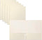 Better Office Products 50-Pack Two Pocket Portfolio Folders, White, Letter Size Paper Folders, 50 Pieces, Clean White