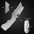 6-Pack C6SL) Lichamp Folding Utility Knife Box Cutter, Quick Change Razor Knife Utility Pocket Construction Blade