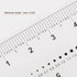 Film Flexible Ruler 6 Inch 1mm Scale, PET Plastic Covered Folding Calibration Measuring Tool for Factory