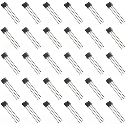 30pcs A3144 Hall Effect Sensor for High-Temperature Operation, 3 Pins