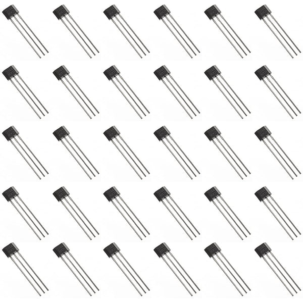 30pcs A3144 Hall Effect Sensor for High-Temperature Operation, 3 Pins