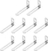 uxcell 20Pcs Adjustable L-Shape Corner Brace, 1.3" x 2.6" x 0.6" Metal
