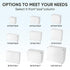 TICONN Electrical Junction Box, IP65 Splash-proof ABS Plastic Project Box Electrical Enclosure (7.9" 3.9" 2.8")