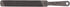 1844 Helko Werk Germany Dual Sided Axe Sharpening File - Compact Metal File Single-Cut and Cross-Cut Hand File (#22101)