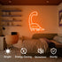 Personalized Dinosaur LED Neon Sign - Custom Name Kids Night Light, Dinosaur Room Decor, USB-Powered Nursery Lamp