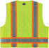 Ergodyne Unisex Two-tone Class 2 Two Tone Surveyors Vest, Lime, Small-Medium US