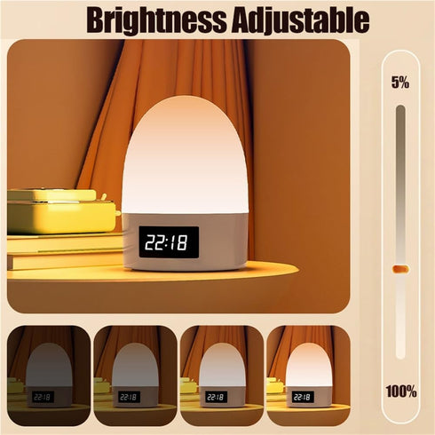 OFAPLFKUR 3 A1) Touch Night Light Rechargeable Color Wireless Baby's Room Bedside Lamp USB LED Night Light Ambient Soft