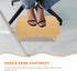 Wooden Footstool for Nursing Office and Home Use Slant Design Foot Rest for Improved Posture Support Under Desk