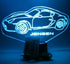 16 Dimmer, Rwce Car Night Light Up LED Personalized Name Engraved Fast Highly Exclusive Luxury Sports Car Table Lamp