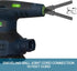 ZEITE 5 Inch Random Orbital Sander, 3.0 Amp Tool for Woodworking, Variable Speed 5000-12000 OPM, 10 Feet Cord, Dust Box