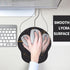 Mouse Pad Wrist Support - Ergonomic Gel Mouse Pad with Wrist Rest, Comfortable for Laptop, Black Marble