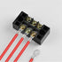 100Pcs Non-Insulated Ring Terminal, AWG16-14 Electrical Wire Crimp Connectors, 1/4" Stud O-Type